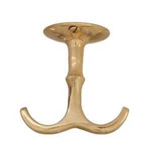 Hat rack hook - Anchor hook brass