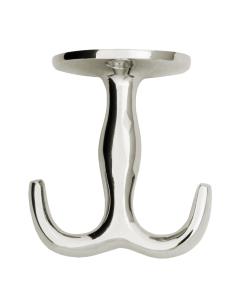 Hat rack hook - Large anchor hook nickel