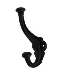 Coat hook - Hat hook black cast iron II