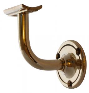 Handrail holder - Brass - old fashioned style - classic interior - classic style