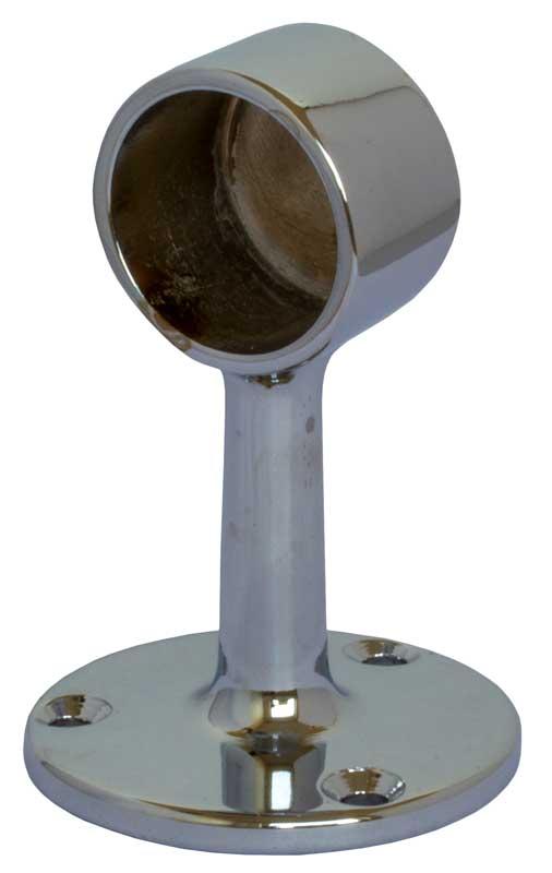 Tube holder chrome - for chromed pipe 25 mm - Classic style