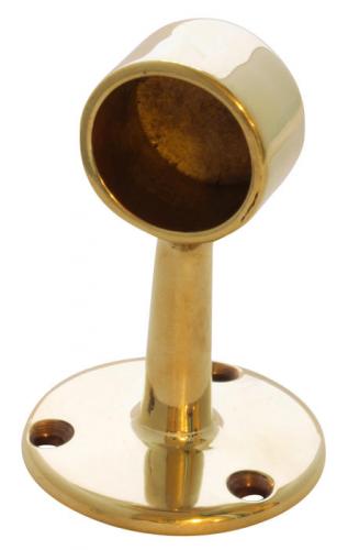 Tube holder brass - 25 mm - old style - vintage interior - oldschool style - old fashioned interior