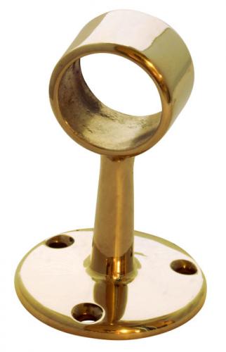 Tube holder brass - 25 mm connection - old style - vintage interior - oldschool style
