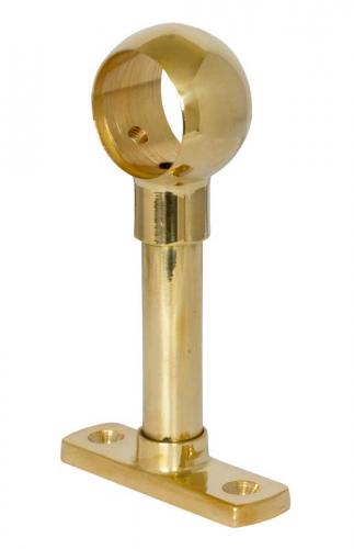 Tube holder brass - 100 mm for 25 mm tubes