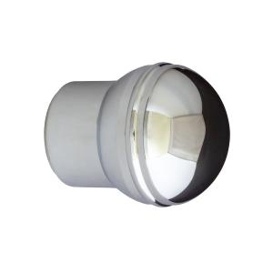 End knob for tube 25 mm - Chrome