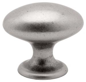 Knott - Oval tinn 40 mm - arvestykke - gammeldags dekor - klassisk stil - retro - sekelskifte