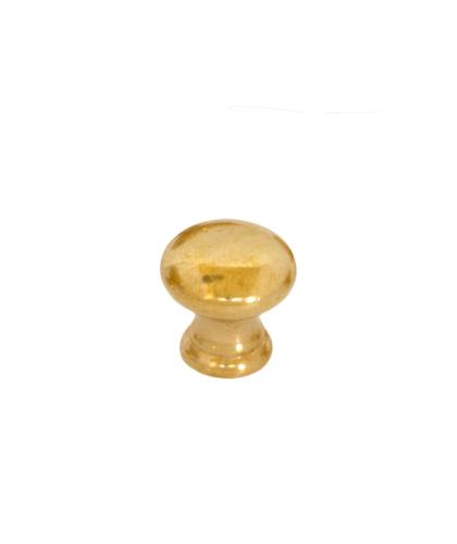 Cabinet Knob 411 - Untreated Brass