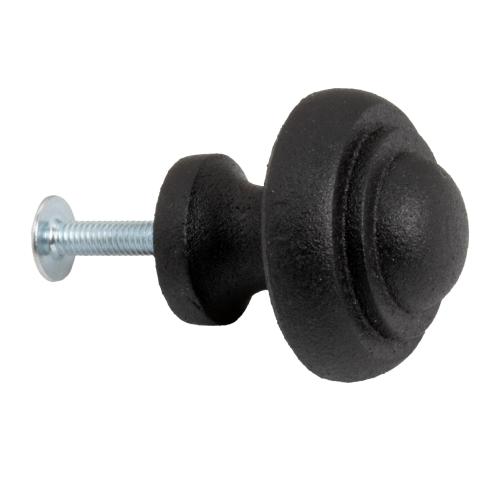 Knopp - Rund gjutjärn 31 mm