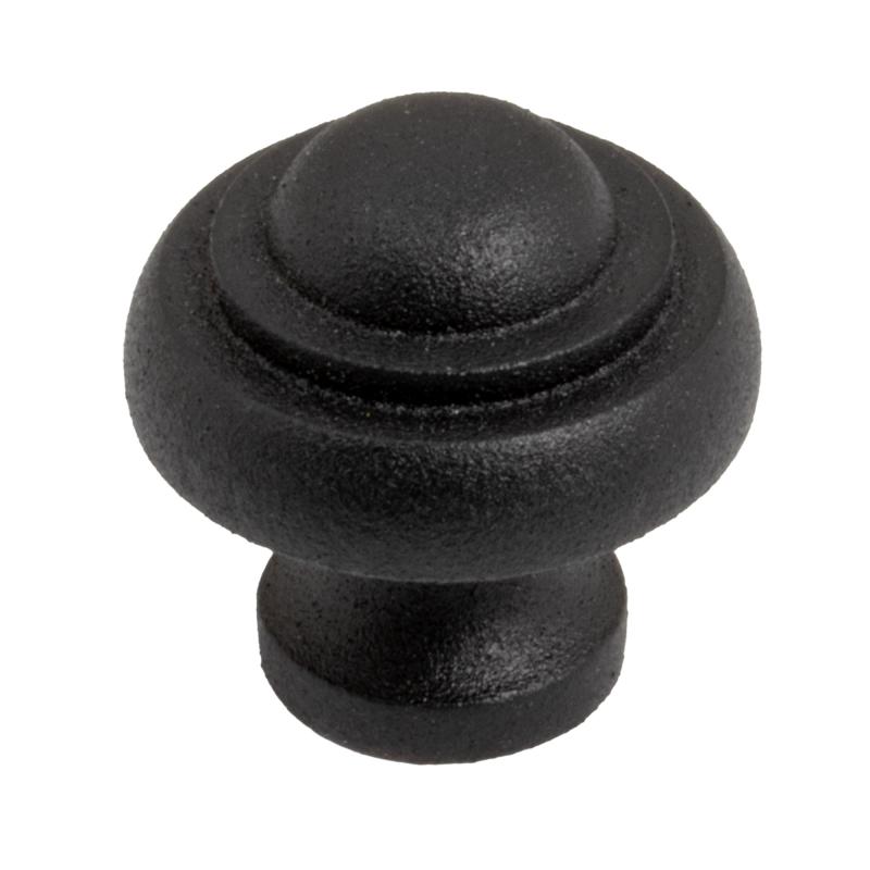 Knob - Round Cast Iron 31 mm (1.22 in)