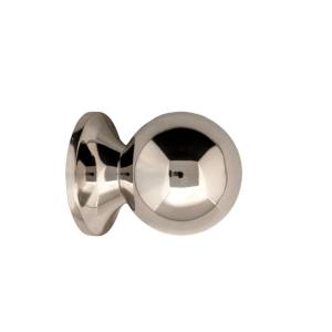 Knob - Round 25 mm nickel