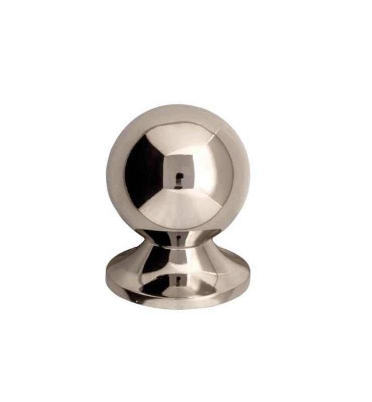 Knob - Round 18 mm (0.71 in.) nickel