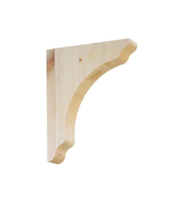 Old style shelf bracket wood - Sekelskifte small