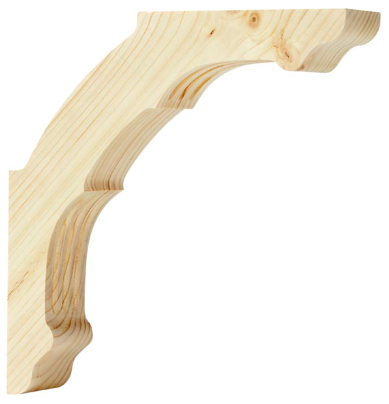 Shelf Bracket D1 wood - Medium