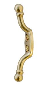 Cleat Hook for roman shade - Brass