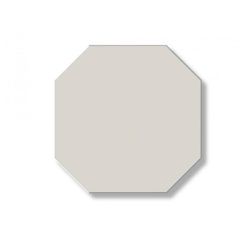 Flise - Oktagon, 10 x 10 cm, Hvid - Super White BAS