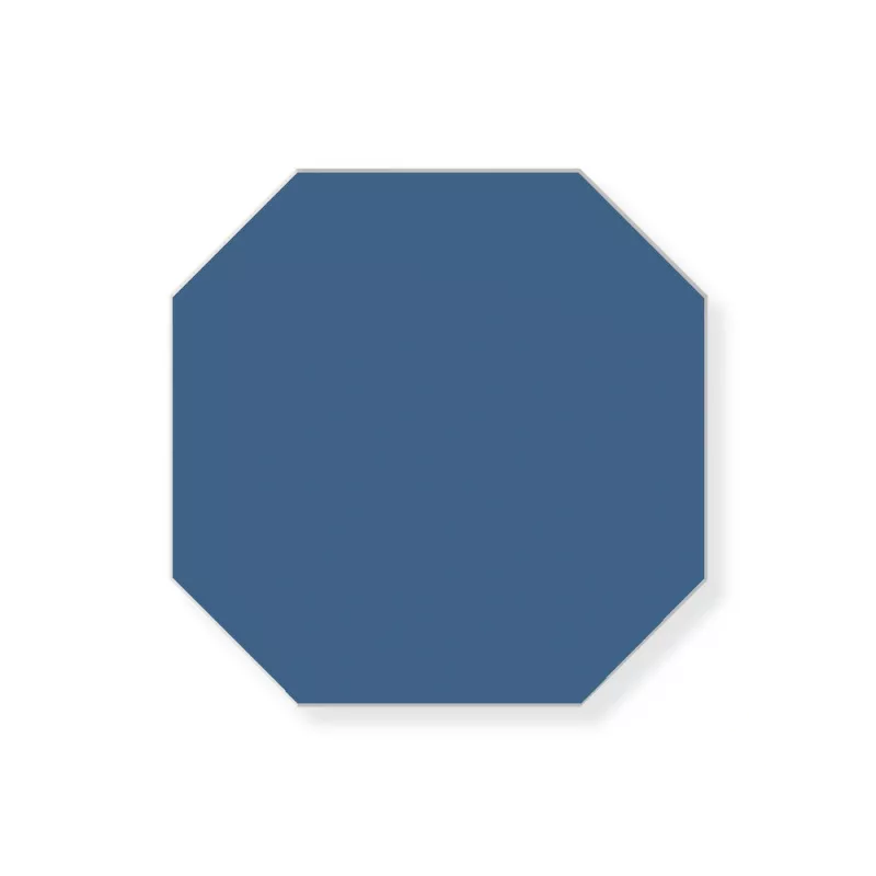 Fliser - Oktagon, 10x10 cm, Blå - Blue Moon BEN