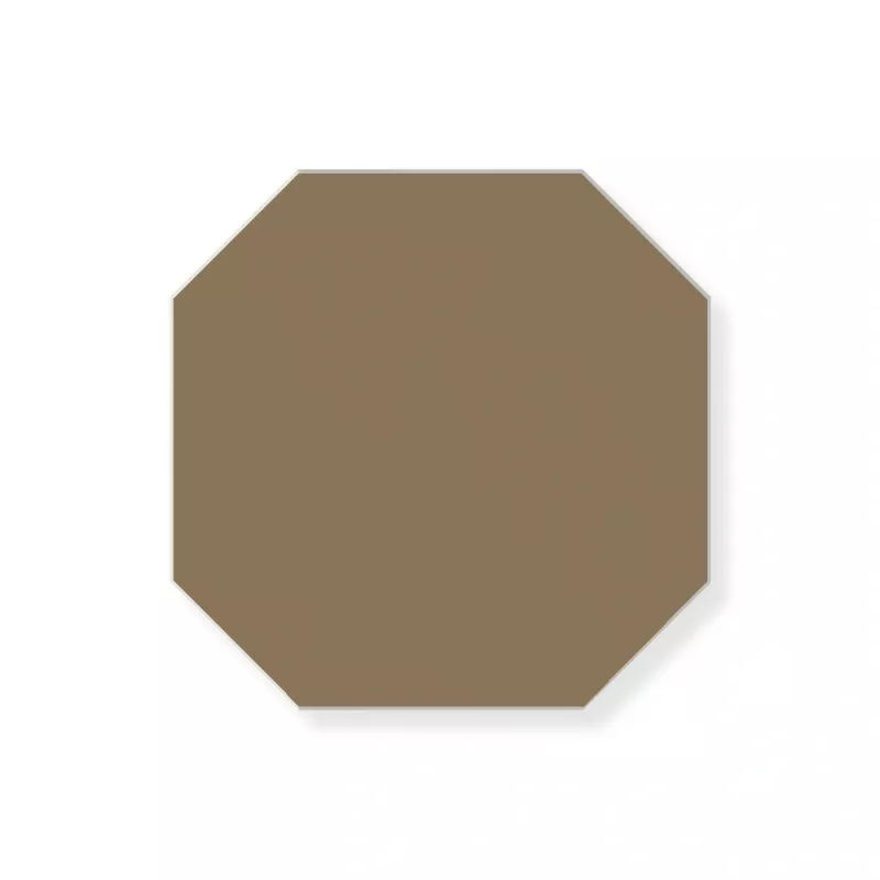 Tile - octagon 10 x 10 cm (3.93 x 3.93 in.) - Coffee CAF