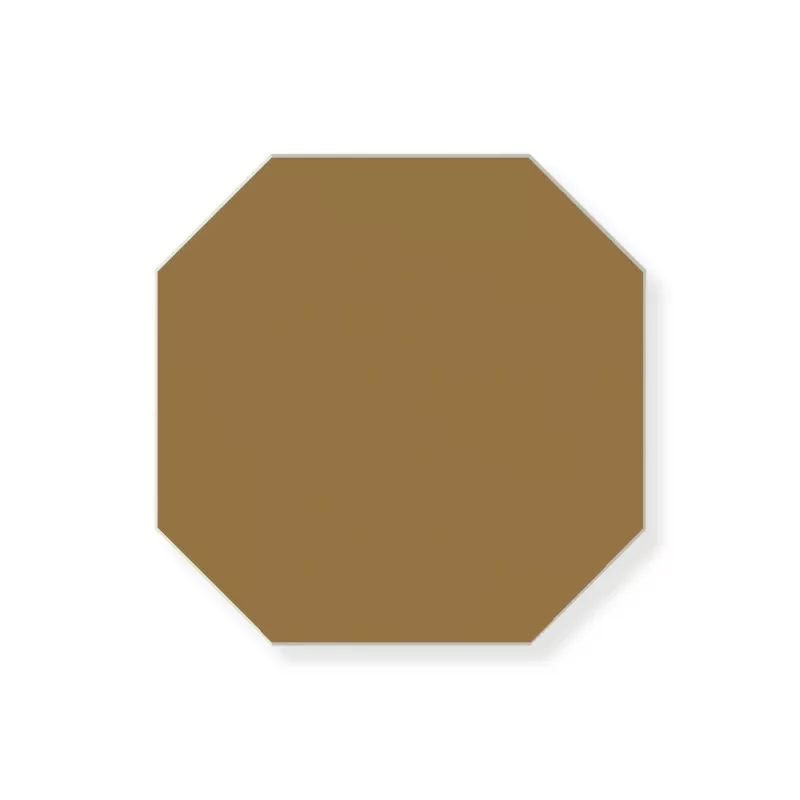 Tile - octagon 10 x 10 cm (3.93 x 3.93 in.) - Toffee CAR
