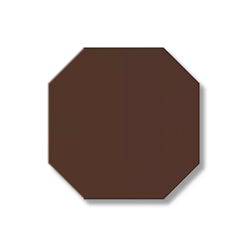 Fliser - Oktagon, 10x10 cm, Chokoladebrun, - Chocolate CHO