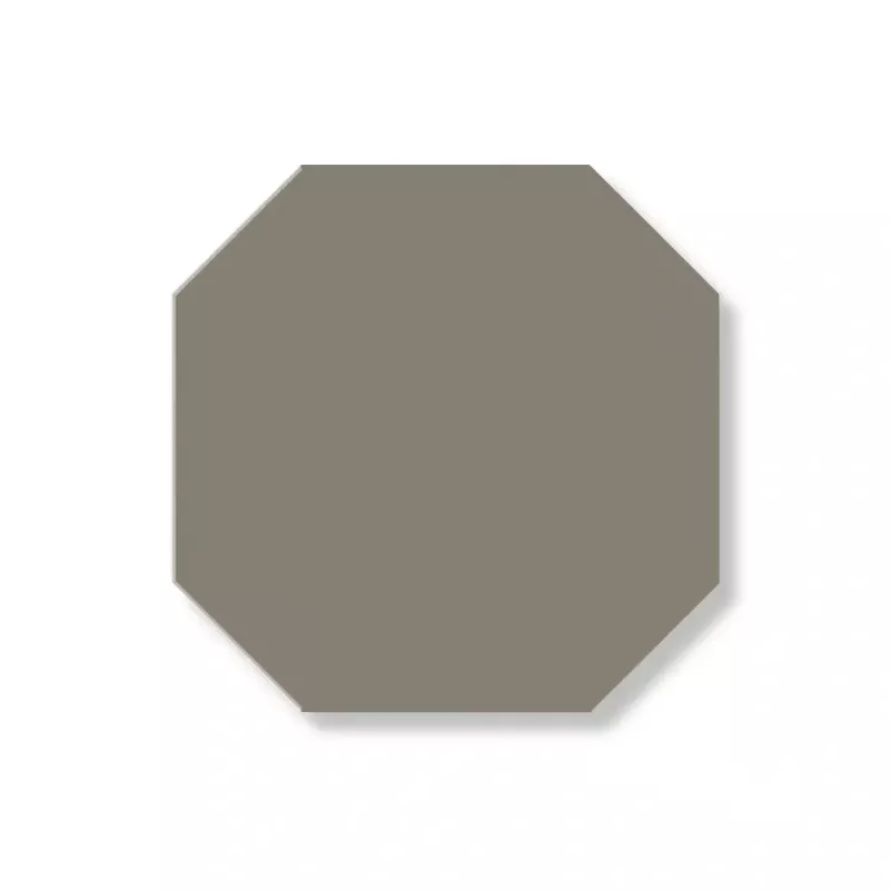Tile - octagon 10 x 10 cm (3.93 x 3.93 in.) - Grey GRU