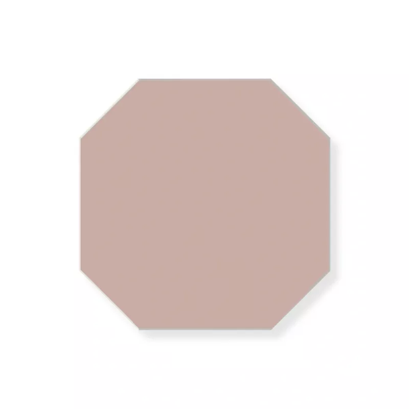 Tile - octagon 10 x 10 cm (3.93 x 3.93 in.) - Pink RSU