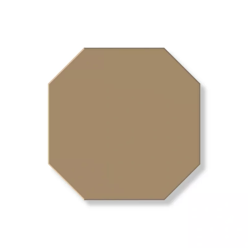 Tile - octagon 10 x 10 cm (3.93 x 3.93 in.) Mole - Taupe TAU