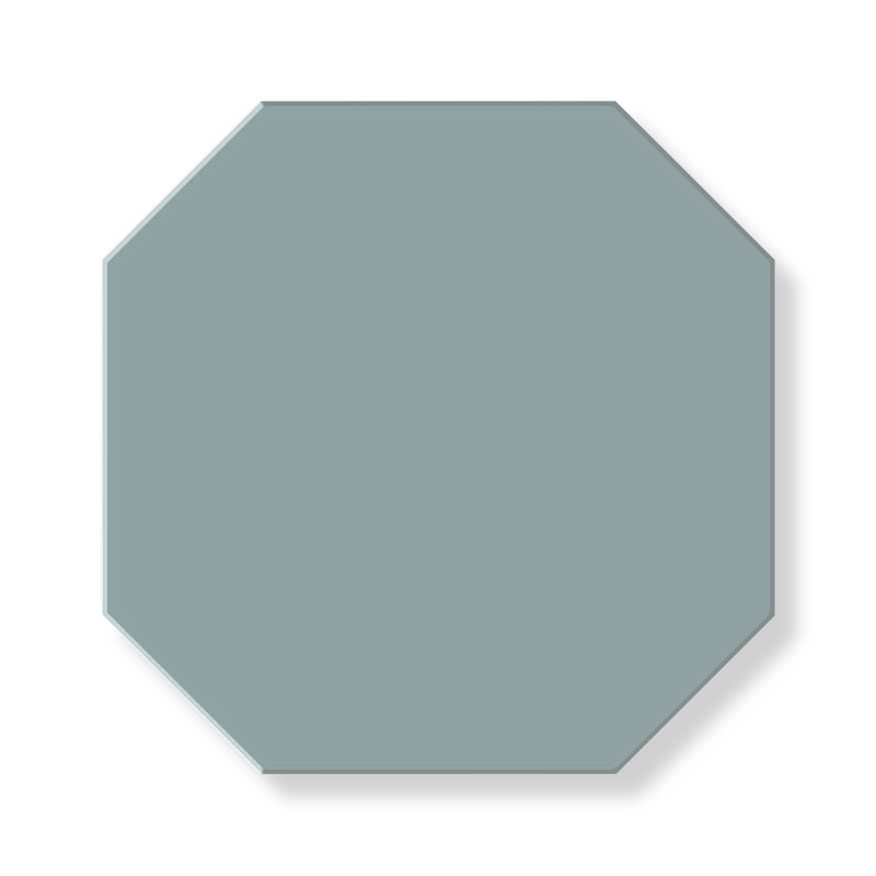 Flise - oktogon 15 x 15 cm  Gråblå - Pale Blue BEP