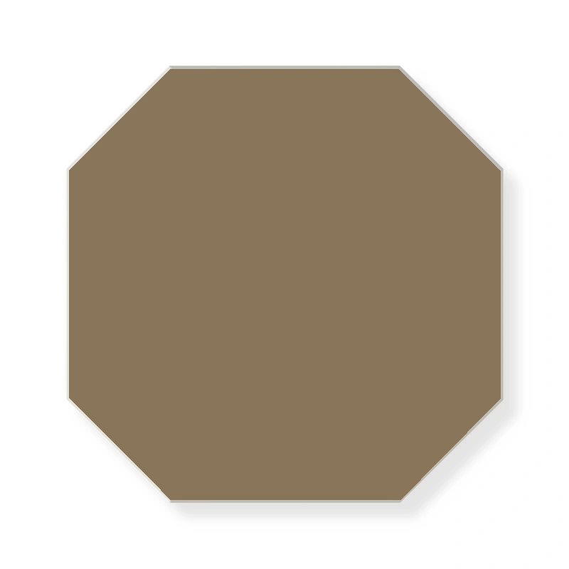 Tile - octagon 15 x 15 cm (5.91 x 5.91 in.) - Coffee CAF
