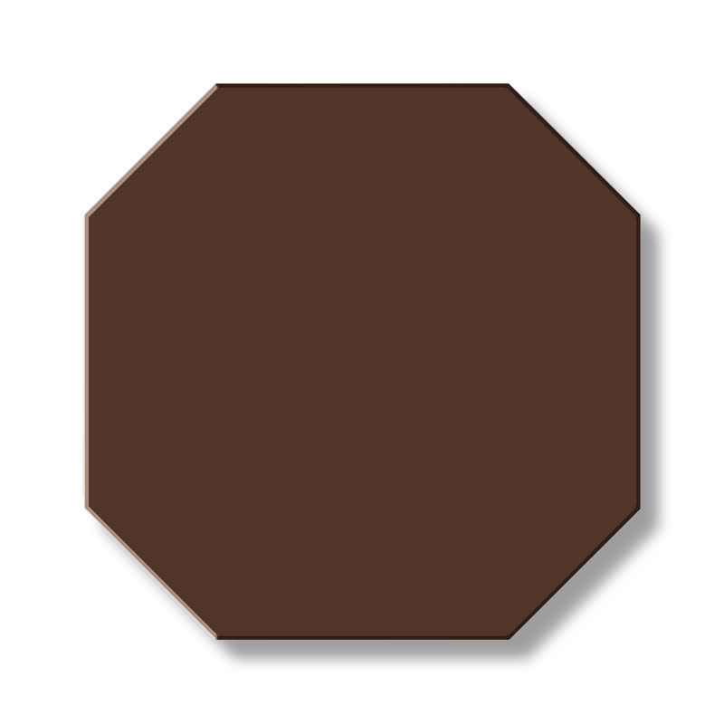 Tile - octagon 15 x 15 cm (5.91 x 5.91 in.)  - Chocolate CHO