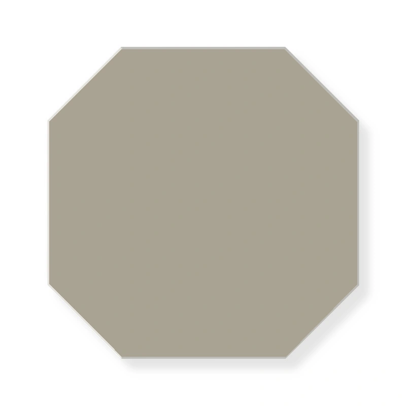 Fliser - Oktagon, 15x15 cm, Lysegrå - Pale Grey GRP