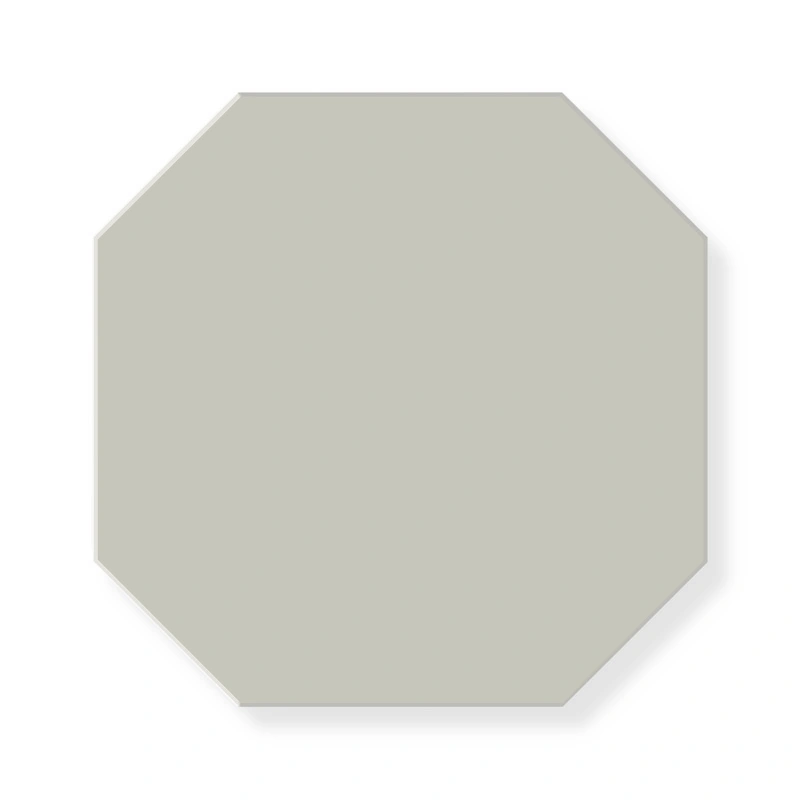 Flise - oktogon 15 x 15 cm Perlegrå - Pearl Grey PER