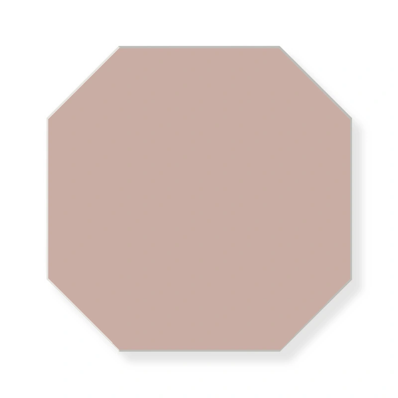Flise - oktogon 15 x 15 cm Rosa - Pink RSU