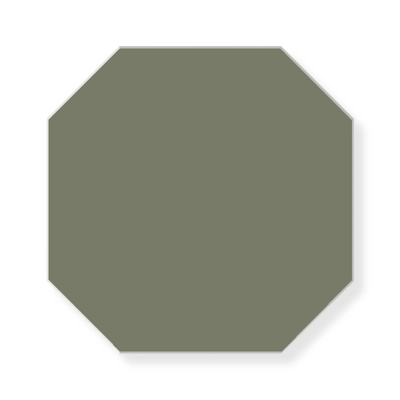 Tile - octagon 15 x 15 cm (5.91 x 5.91 in.)  - Australian Green VEA
