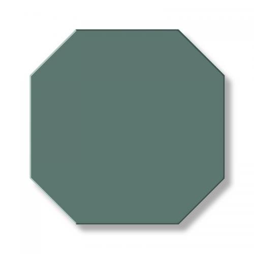 Flise - Oktagoner 15 x 15 cm grønne