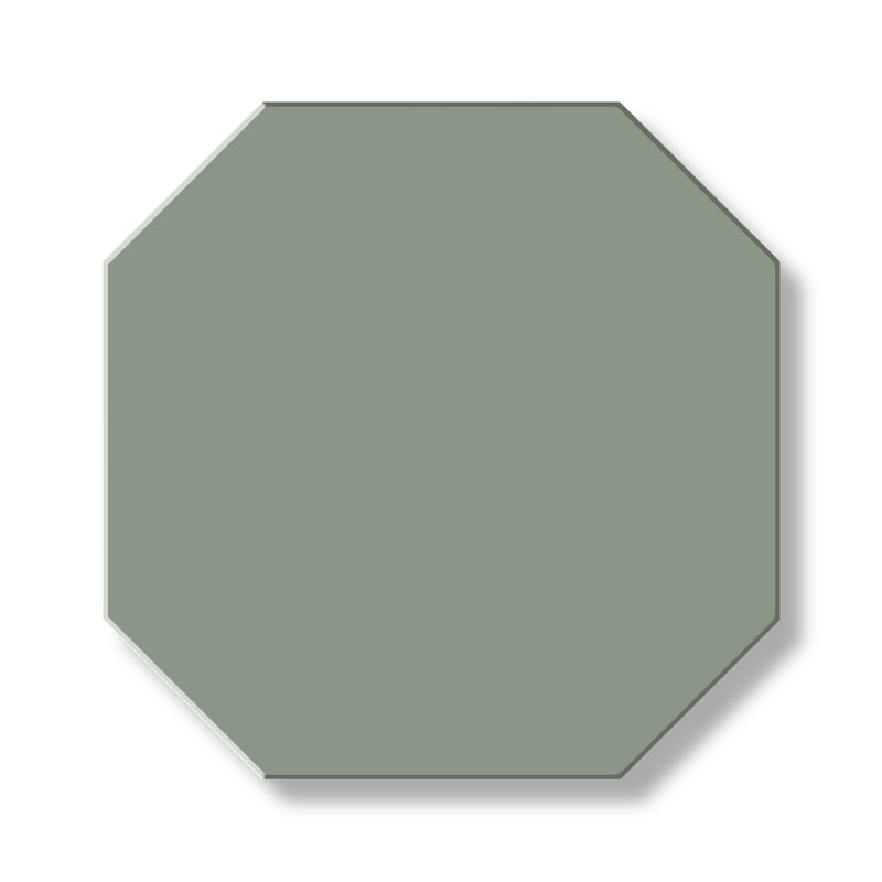 Fliser - Oktagon 15 x15 cm Lysegrøn - Pale Green VEP
