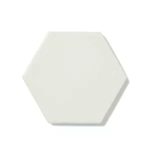 Heksagonklinker – 10 x 10 cm Hvit - Super White BAS