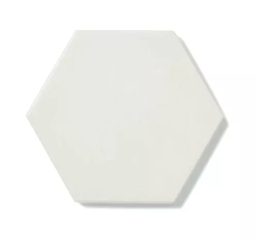 Fliser - Heksagon 15 x 15 cm, Hvid - Super White BAS