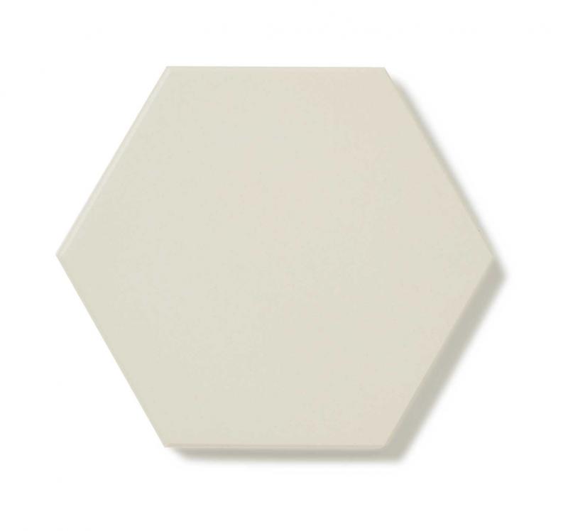 Floor Tiles - Hexagon 15 x 15 cm (5.91 x 5.91 In.) White - Super White BAS