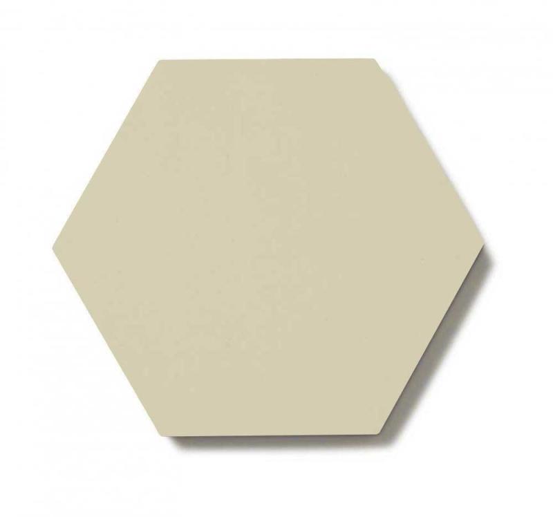 Flise - Heksagon 15 x 15 cm Gulhvid, - White BAU