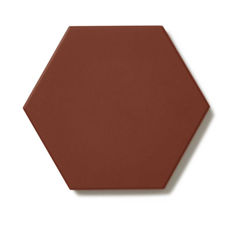 Floor tiles - Hexagon 15 x 15 cm red