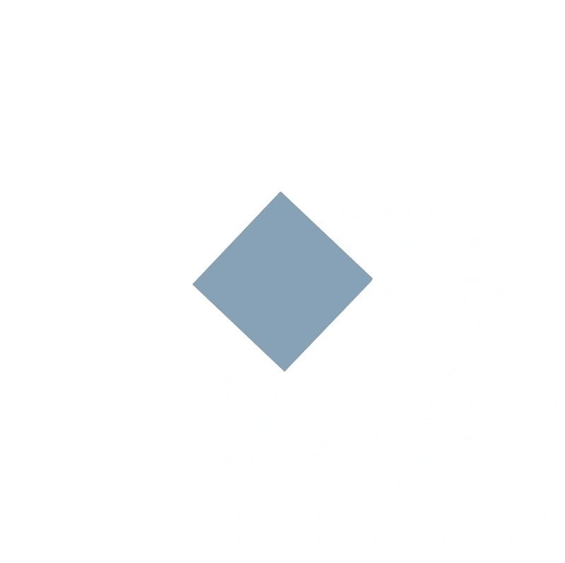 Klinker - Kvadrat 3,5x3,5 cm Blå - Winckelmans Granitklinker