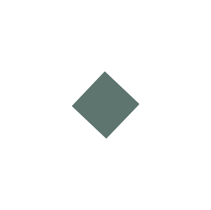 Klinker - Kvadrat 3,5x3,5 cm Mörkgrön - Winckelmans Granitklinker