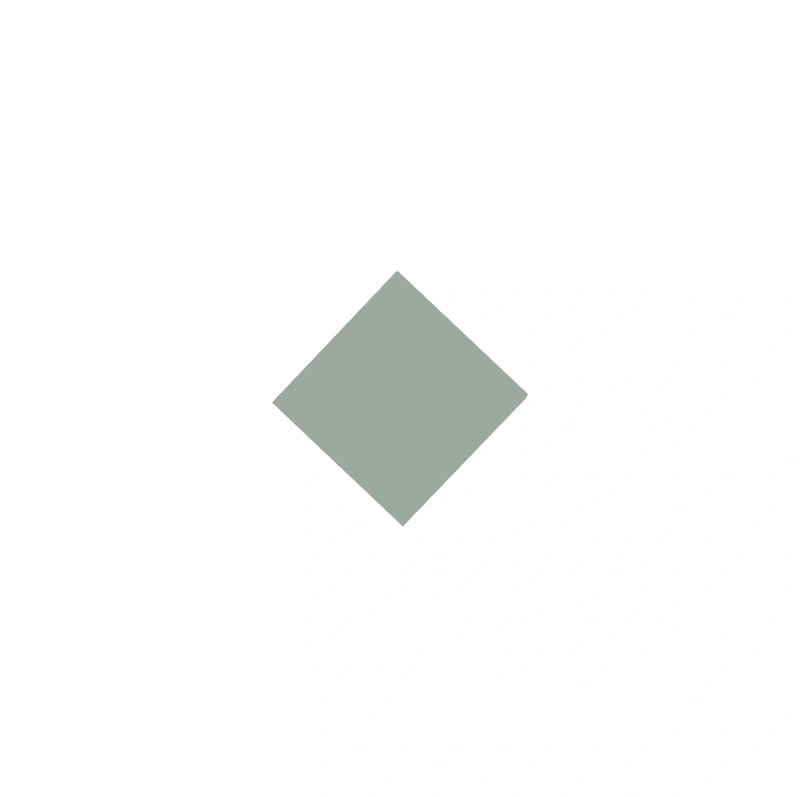 Tile - Square 3.5 x 3.5 cm (1.38 x 1.38 in.) - Pale Green VEP