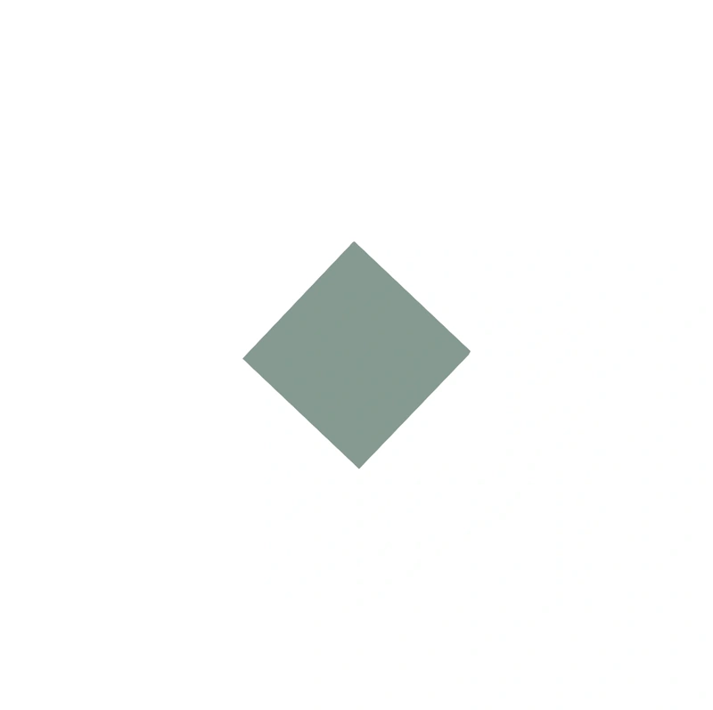 Klinker - Kvadrat 3,5x3,5 cm Grön - Winckelmans Granitklinker