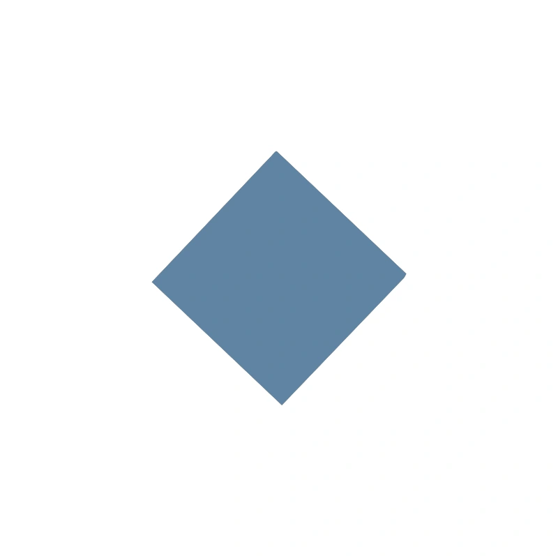 Tile - Square 5 x 5 cm (1.97 x 1.97 In.) - Blue - Dark Blue BEF