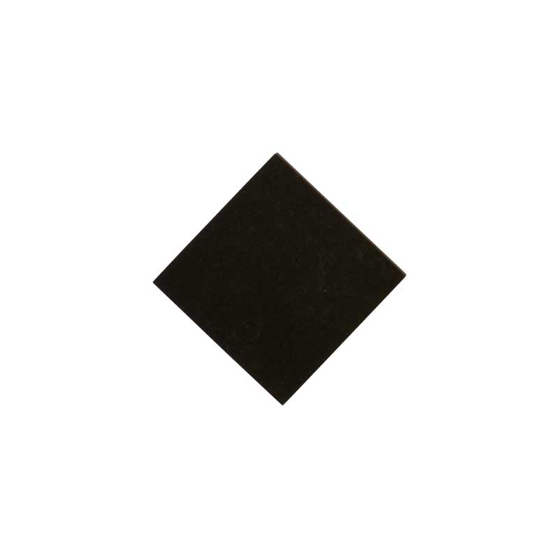 Klinker - Liten kvadrat 5 x 5 cm svart dot - arvestykke - gammeldags dekor - klassisk stil - retro - sekelskifte