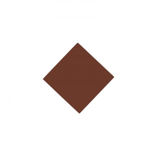 Klinker - Kvadrat 5 x 5 cm röd dot