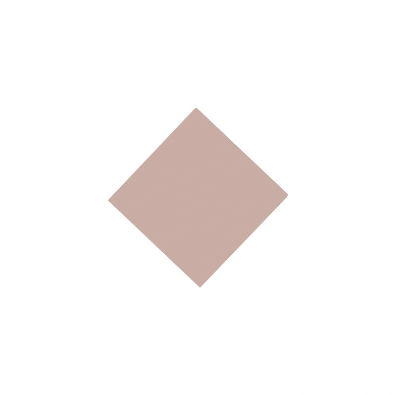 Flise - Kvadrat, 5 x 5 cm, Rosa, - Pink RSU