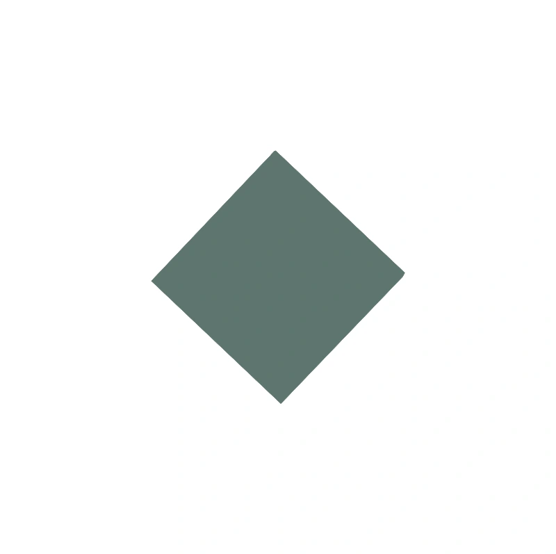 Klinker - Kvadrat 5x5 cm Mörkgrön - Winckelmans Granitklinker