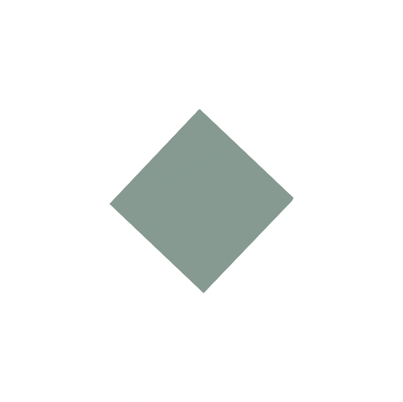 Tile - Square 5 x 5 cm (1.97 x 1.97 In.) - Green VEU